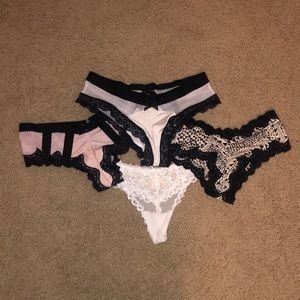 4 set of pink underwear